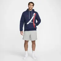 Paris Saint-Germain Standard Issue мужские Nike Dri-FIT Soccer Pullover Толстовка с капюшоном синий