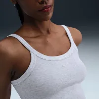 Nike Sportswear Chill Knit жіноча Tight Mini-Rib Tank Костюм колір коричневий