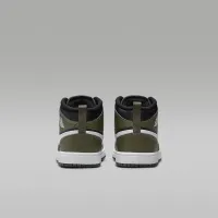 Nike Jordan 1 Mid Little дитячі Кросівки колір чорний