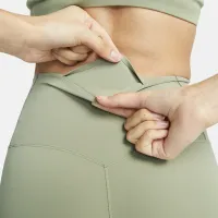 Nike Zenvy женская Gentle-Support С высокой Талией 7/8 лосины цвет зеленый