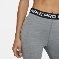 Nike Pro 365 женская С высокой Талией 7/8 Mesh Panel лосины цвет серый