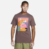 Nike Sportswear чоловічі футболка колір коричневий
