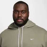 Nike Solo Swoosh мужские Fleece Pullover Толстовка с капюшоном цвет зеленый
