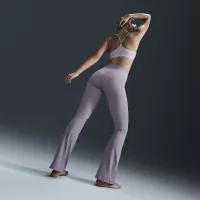 Nike Zenvy жіноча З високою талією Flaколір червоний лосіни колір сірий