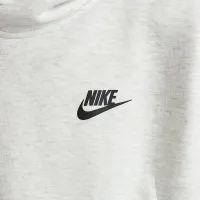 Nike Sportswear Tech Fleece Girls' оверсайз Толстовка з капюшоном колір сірий