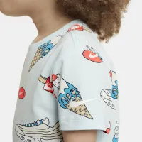 Nike Toddler Sole Food Printed футболка синий