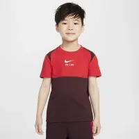 Nike Air Little дитячі 2-Piece Fleece шорти комплект колір червоний