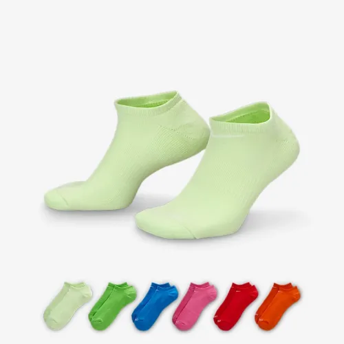 Nike Everyday Plus Cushioned тренировочные No-Show носки (6 пары) многоцветный