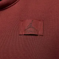 Nike Jordan Flight Fleece женская Satin-Lined Pullover Толстовка с капюшоном цвет коричневый