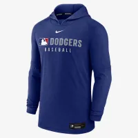 Los Angeles Dodgers Authentic Collection мужские Nike Dri-FIT MLB Pullover Толстовка с капюшоном синий
