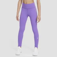 Nike One Big детские (Girls') Dri-FIT С высокой Талией лосины цвет фиолетовый