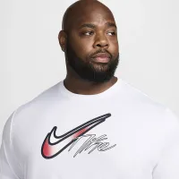Nike чоловічі Dri-FIT баскетбольні футболка колір білий