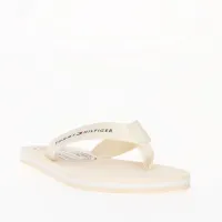Japonki Tommy Hilfiger Global Stripes Flat Beach Sandal FW0FW07856-AEF - Бежевый