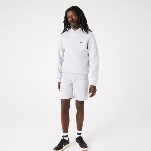 Кофта/футболка Lacoste Organic Brushed хлопковыесвитшот SH9608-CCA - Серая