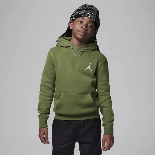 Nike Jordan MJ Essentials Big детские Pullover Толстовка с капюшоном цвет зеленый