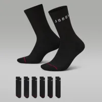 Nike Jordan Everyday Crew носки (6 пары) цвет черный