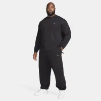 Nike Solo Swoosh мужские Open-Hem Fleece Pants цвет черный