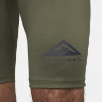 Nike Trail Lava Loops мужские Dri-FIT Running 1/2-Length Tights цвет зеленый