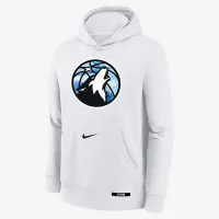 Minnesota Timberwolves Club City Edition Big дитячі Nike NBA Pullover Толстовка з капюшоном колір білий