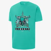 New York Liberty мужские Nike WNBA Max90 футболка цвет зеленый