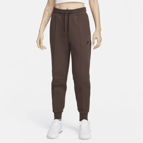 Nike Sportswear Tech Fleece женская Mid-Rise Joggers цвет коричневый