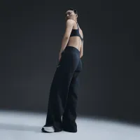 Nike Sportswear Phoenix Fleece женская С высокой Талией Wide-Leg Sweatpants синий