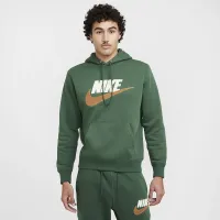 Nike Club Fleece чоловічі Pullover Толстовка з капюшоном колір зелений