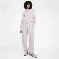 Nike Sportswear Club Fleece женская Pullover Толстовка с капюшоном цвет фиолетовый
