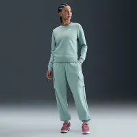 Nike Sportswear Club Fleece женская Mid-Rise оверсайз Cargo Sweatpants цвет зеленый