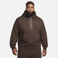 Nike Solo Swoosh мужские Fleece Pullover Толстовка с капюшоном цвет коричневый