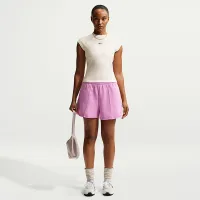 Nike Sportswear Chill Knit женская Tight Short-Sleeve Ribbed Top цвет белый