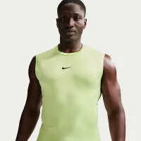 Nike Pro мужские Dri-FIT Tight Sleeveless Fitness Top цвет зеленый