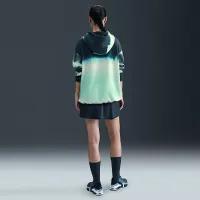 Nike Sportswear Phoenix Fleece жіноча Artist Collection оверсайз Printed Pullover Толстовка з капюшоном блакитний