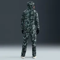 Nike Tech мужские Full-Zip Fleece Camo Windrunner Куртка цвет зеленый