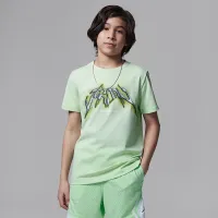 Nike Jordan Dri-FIT Big дитячі Sports Graphic футболка колір зелений