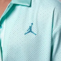 Nike Jordan Dri-FIT тренувальні Camp Big дитячі Jumpman Mesh Top блакитний