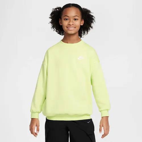 Nike Sportswear Club Fleece Big детские оверсайз свитшот Yellow