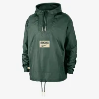 Milwaukee Bucks Club Courtside чоловічі Nike NBA Anorak колір зелений
