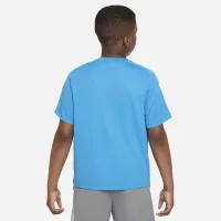 Nike Dri-FIT Icon Big дитячі (для хлопчиків) Graphic тренувальні Top (Extended Size) блакитний