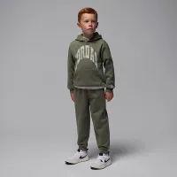 Nike Jordan MVP Little детские 2-Piece Fleece Pullover Толстовка с капюшоном набор цвет зеленый