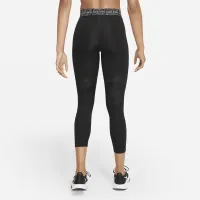 Nike Pro женская Mid-Rise Crop лосины цвет черный