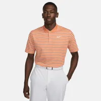 Nike Dri-FIT Victory мужские Striped для гольфа Polo Orange