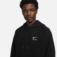 Nike Air мужские French Terry Pullover Толстовка с капюшоном цвет черный