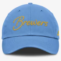 Milwaukee Brewers Cooperstown Script жіноча Nike MLB Adjustable Hat блакитний