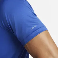 Nike Essential мужские Short-Sleeve Hydroguard Swim Shirt синий