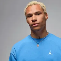Nike Jordan Brooklyn Fleece мужские Crew-Neck свитшот синий