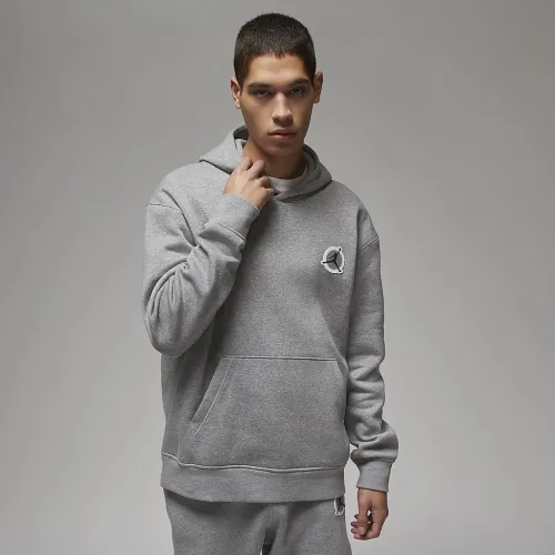 Nike Jordan Flight MVP чоловічі Fleece Pullover Толстовка з капюшоном колір сірий