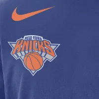 New York Knicks Courtside City Edition мужские Nike NBA Max90 Long-Sleeve футболка синий