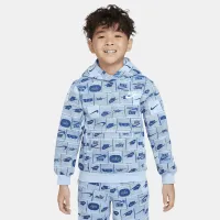 Nike Sportswear Club Little детские Толстовка с капюшоном синий