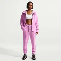 Nike Sportswear Tech Fleece женская Mid-Rise Joggers цвет фиолетовый